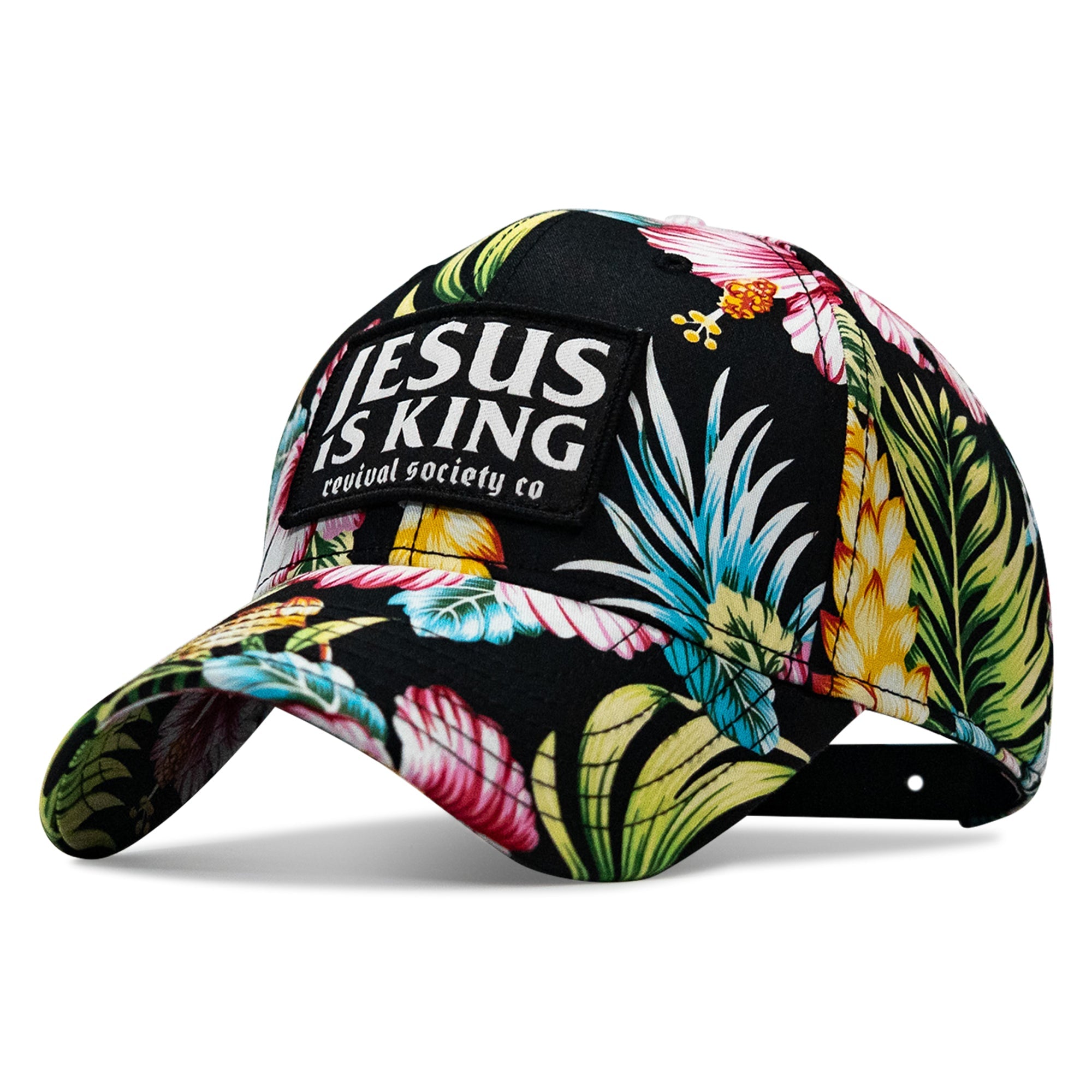 Jesus Is King Patch Snapback Hat