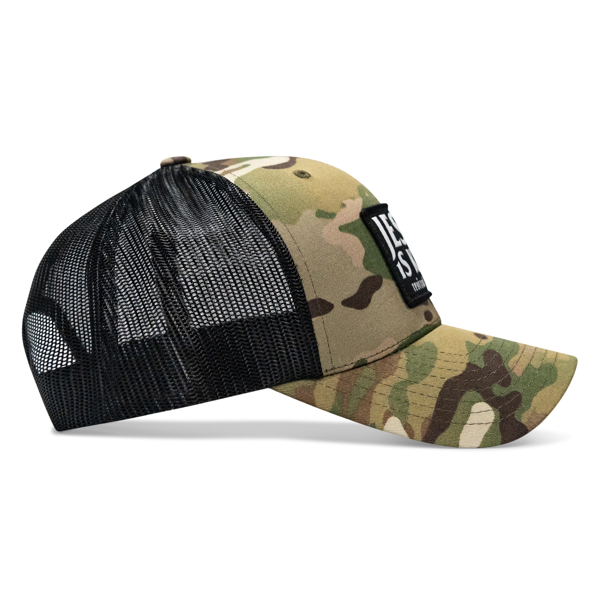 Jesus Is King Patch Snapback Hat
