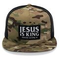 Jesus Is King Patch Flatbill Hat