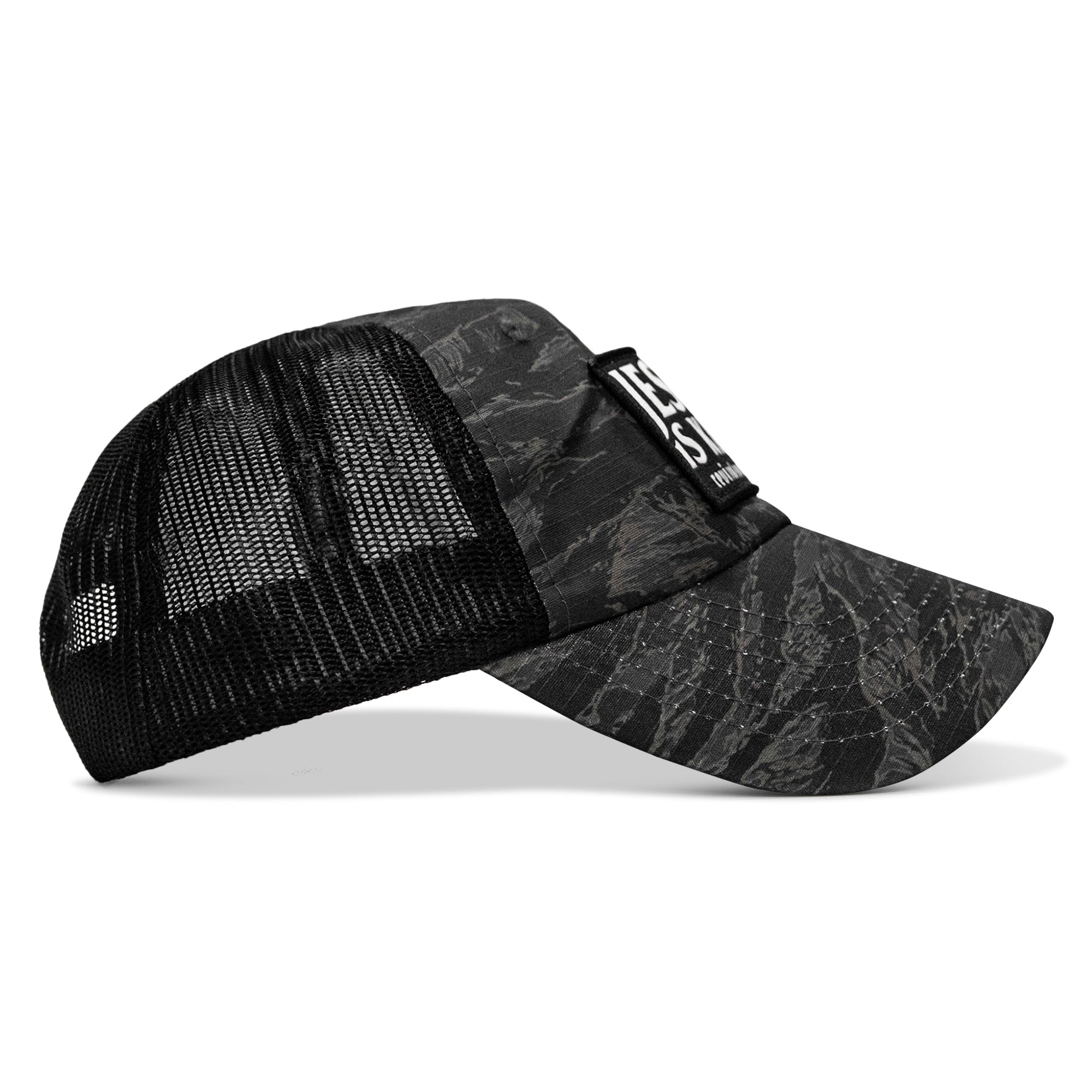 Jesus Is King Patch Tactical Ripstop Mesh Snapback Hat