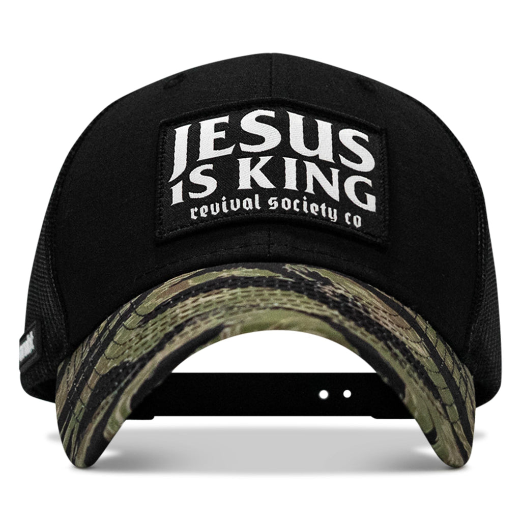 Jesus Is King Patch Original Ripstop Snapback Hat