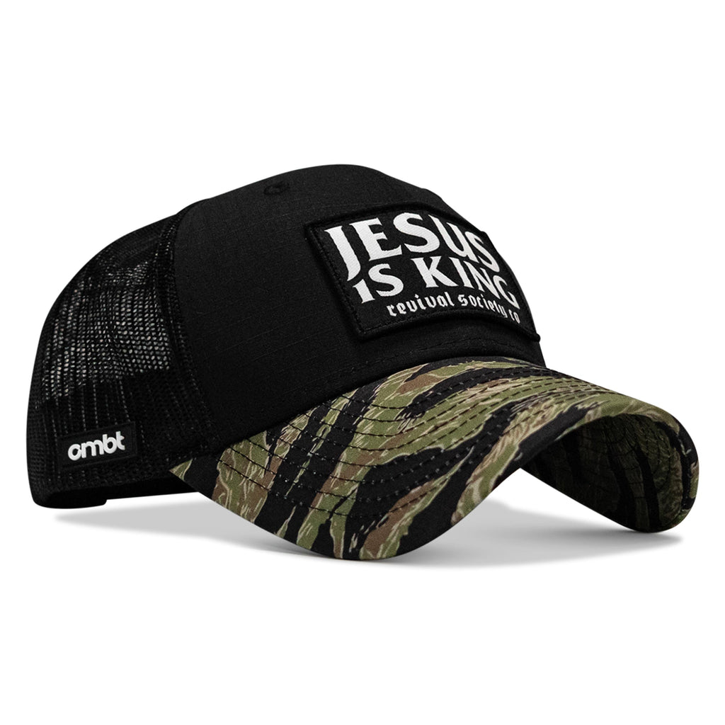 Jesus Is King Patch Original Ripstop Snapback Hat