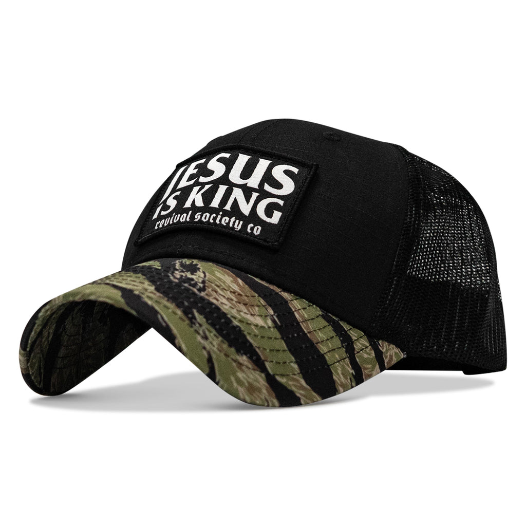 Jesus Is King Patch Original Ripstop Snapback Hat