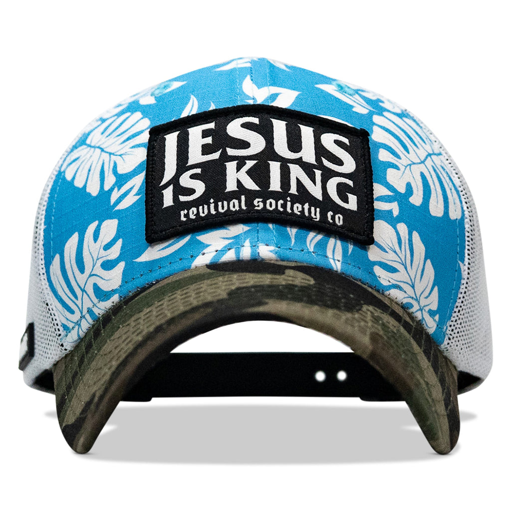 Jesus Is King Patch Original Ripstop Snapback Hat