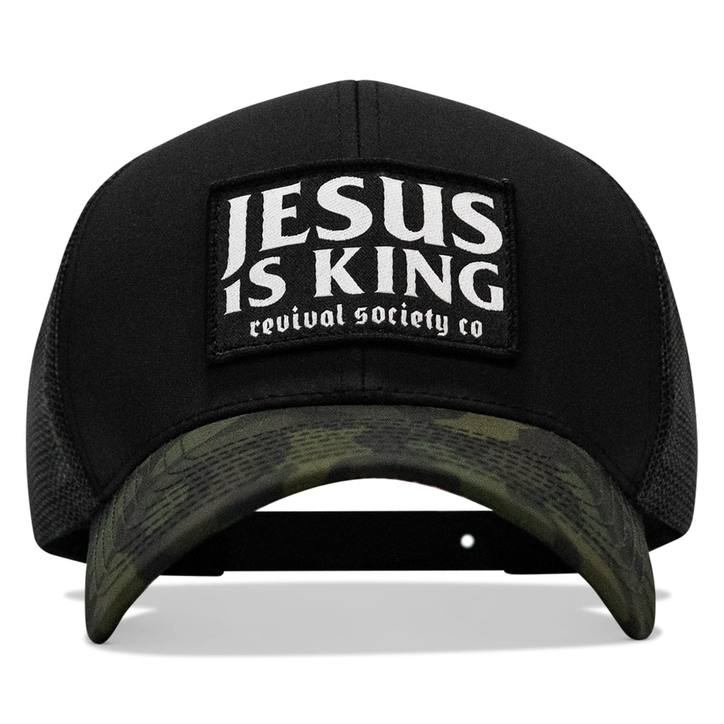Jesus Is King Patch Snapback Hat
