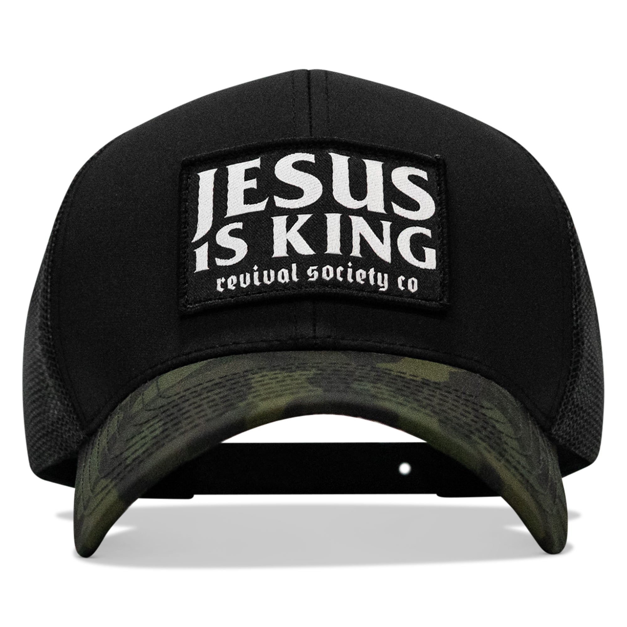 Jesus Is King Patch Snapback Hat