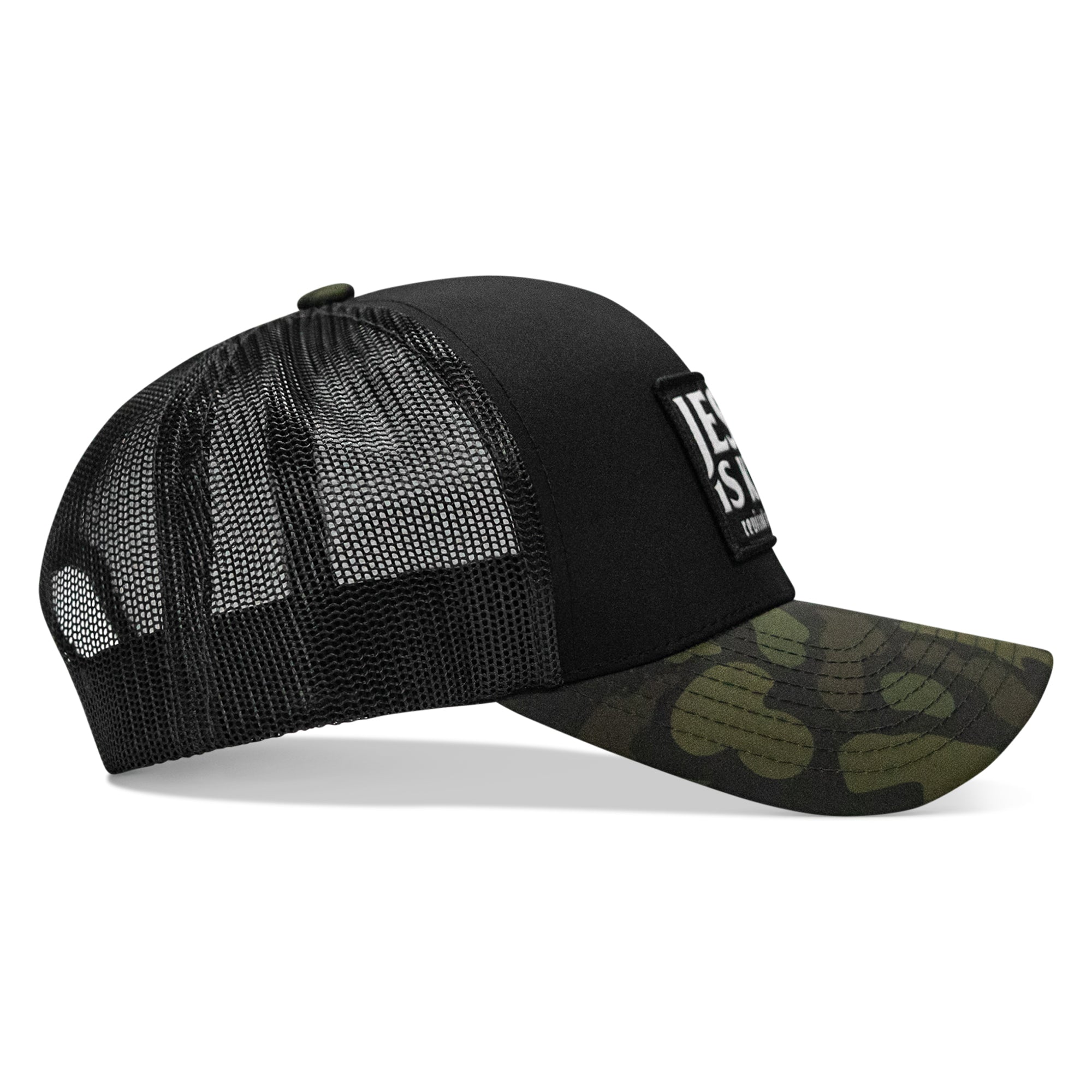Jesus Is King Patch Snapback Hat