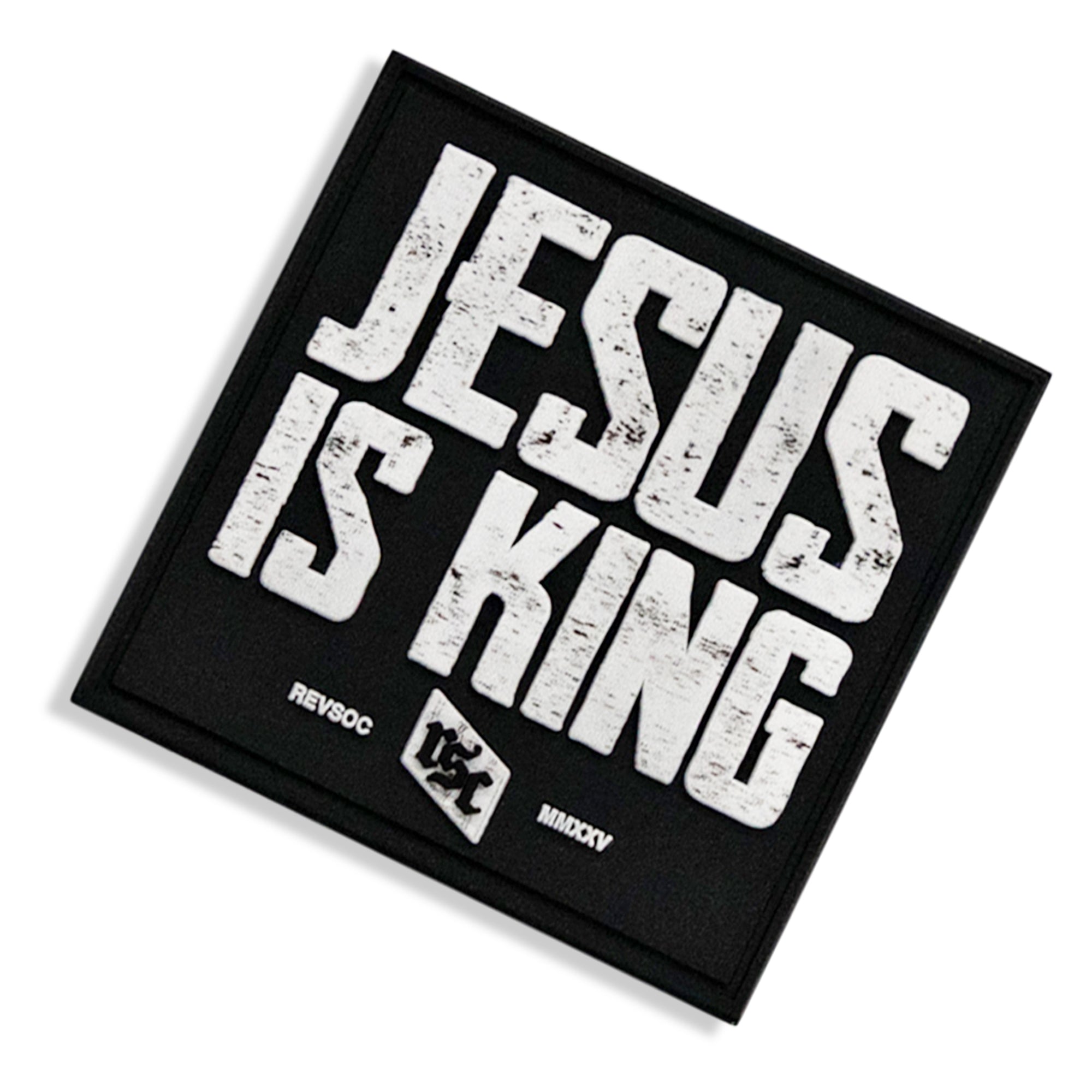 Jesus Is King PVC Patch