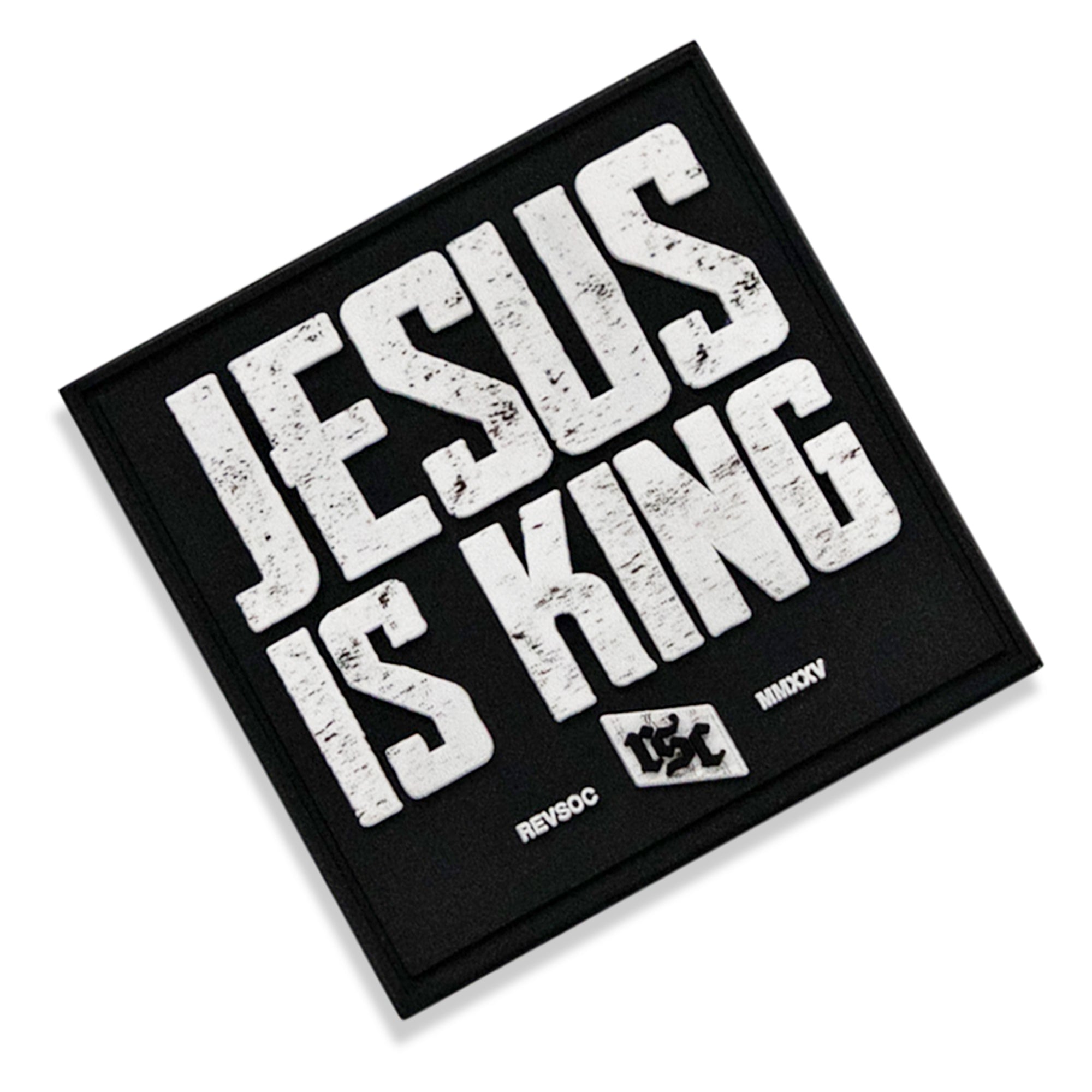 Jesus Is King PVC Patch
