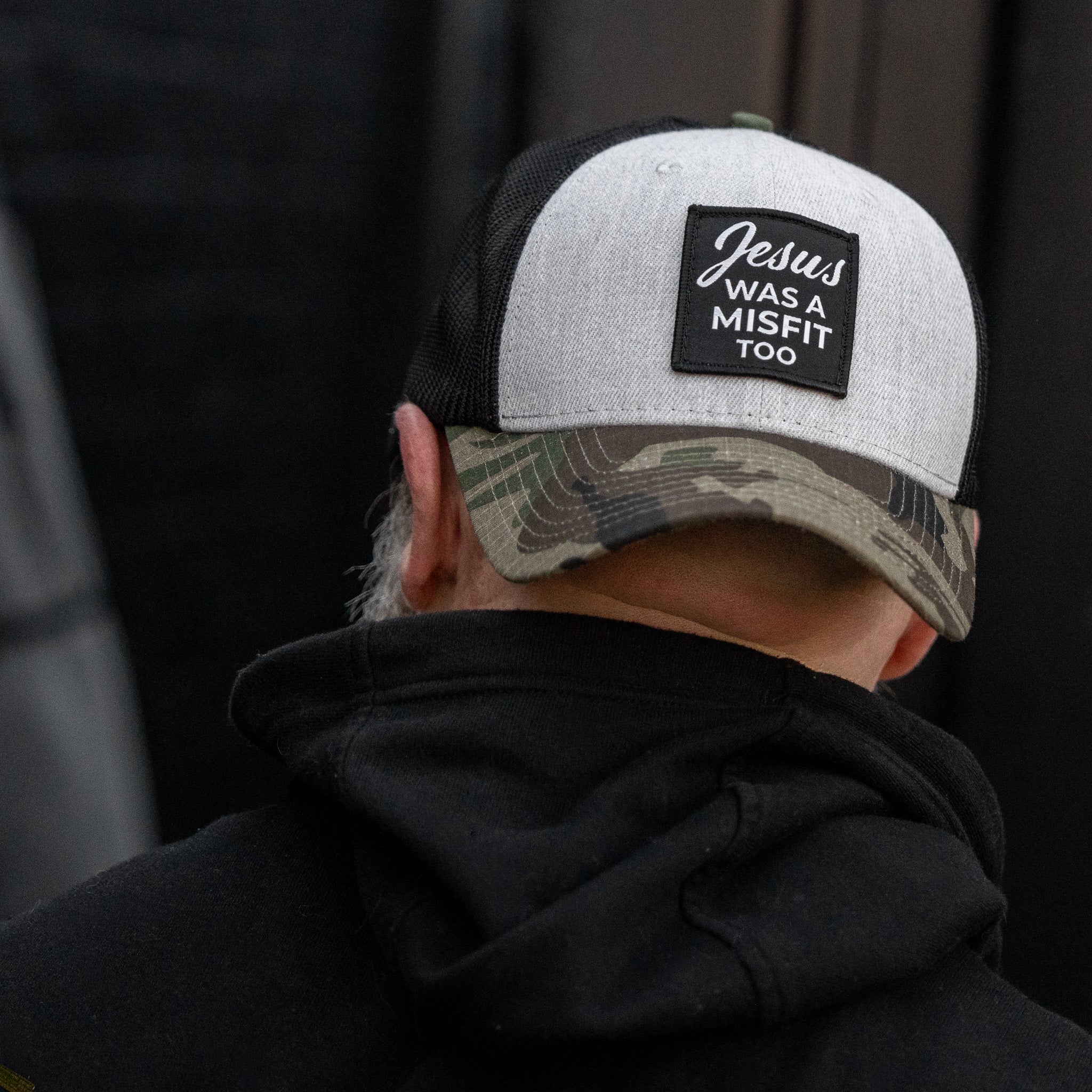 Jesus Was A Misfit Too Patch Snapback Hat