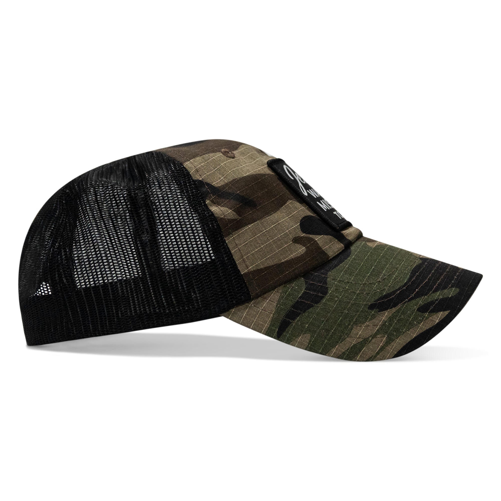 Jesus Was A Misfit Too Patch Tactical Ripstop Mesh Snapback Hat