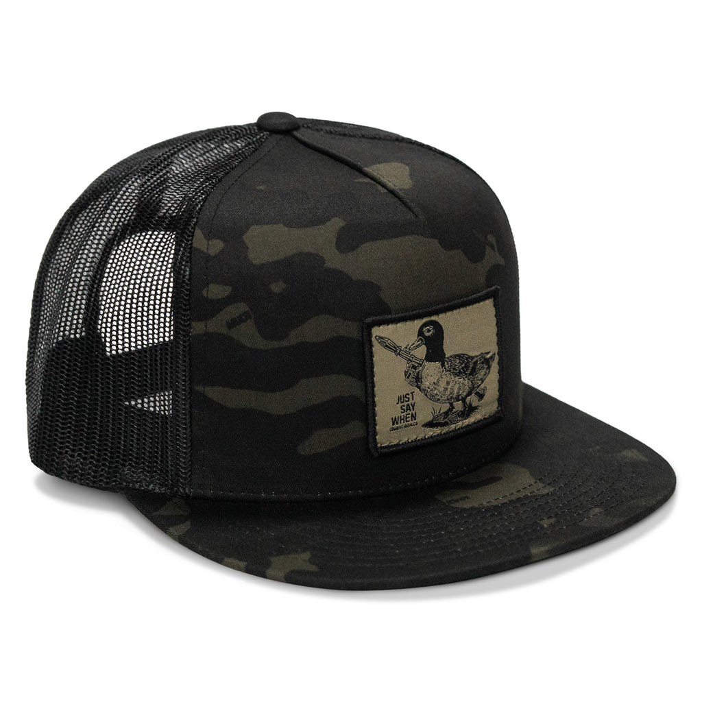 Just Say When Patch Flatbill Hat