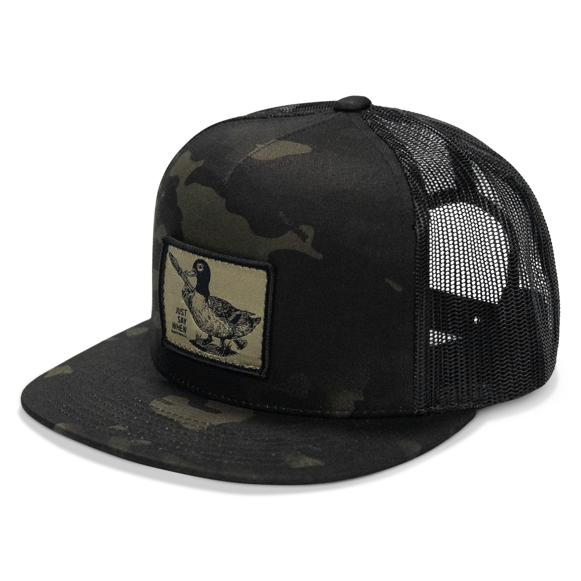 Just Say When Patch Flatbill Hat