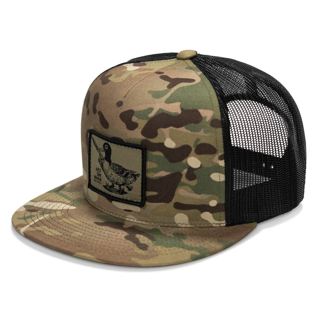 Just Say When Patch Flatbill Hat