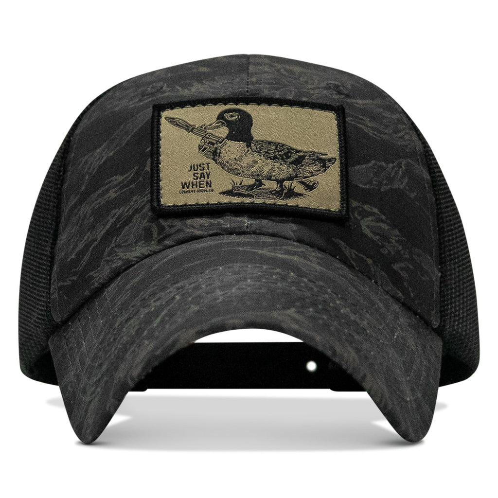 Just Say When Patch. Tactical Ripstop Mesh Snapback Hat