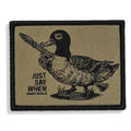 Just Say When Small Velcro Patch
