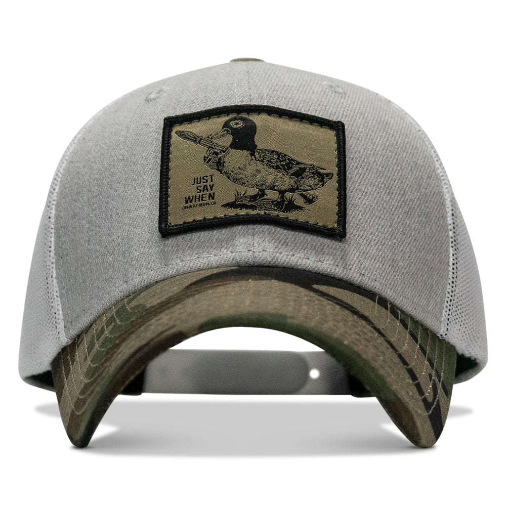 Just Say When Patch Snapback Hat