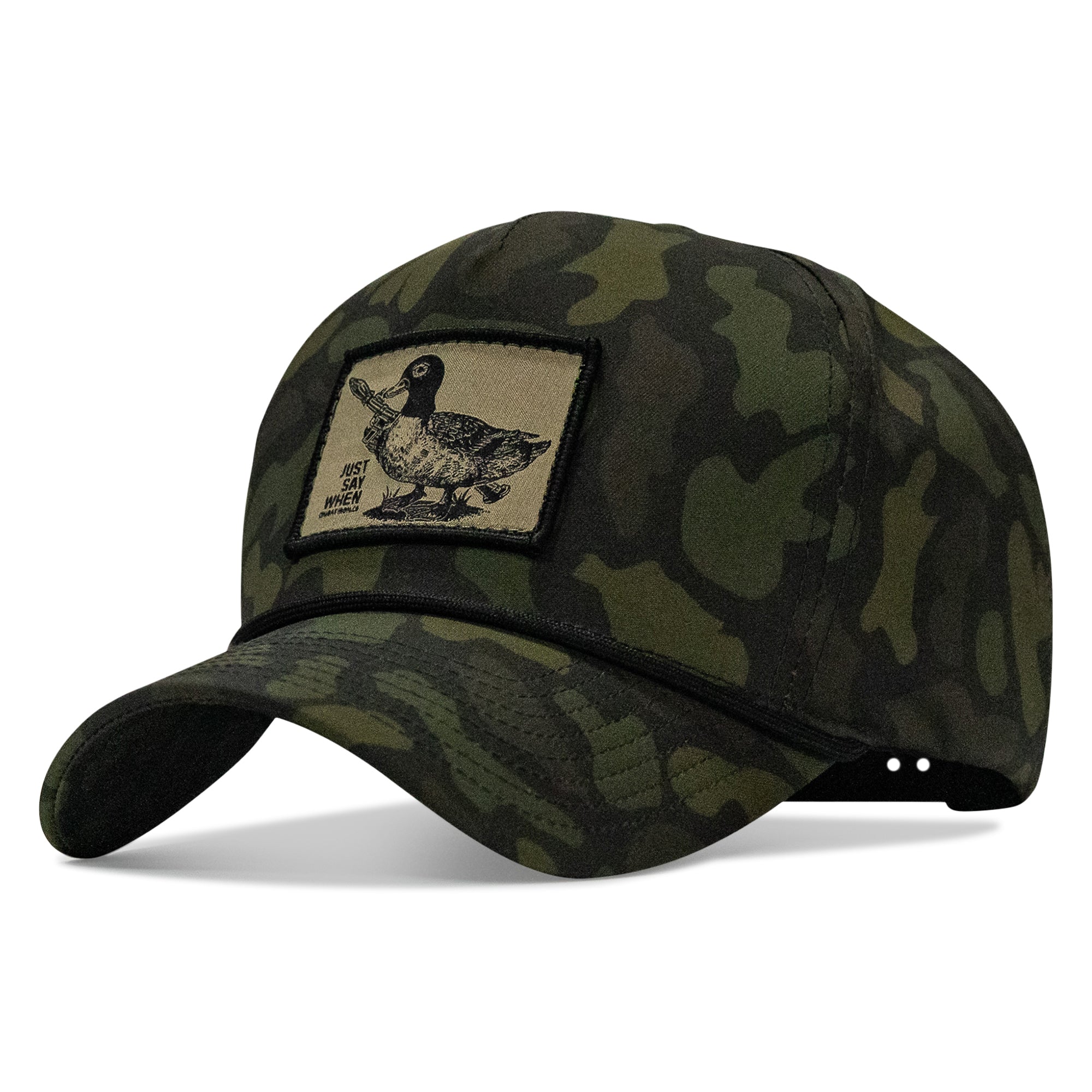 Just Say When Patch 5 Pannel Rope Snapback