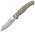 Kubey Drake Linerlock Tan G10 Folding Knife