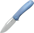 Kubey Supercell Blue Titanium Folding Knife