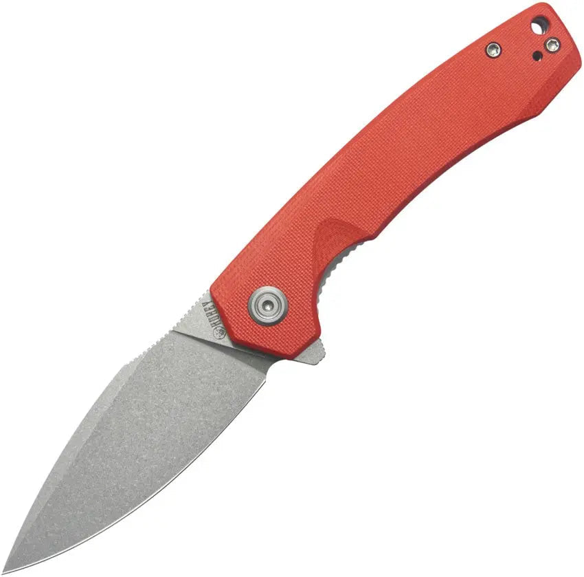 Kubey Calyce Linerlock Red G10 Folding Knife