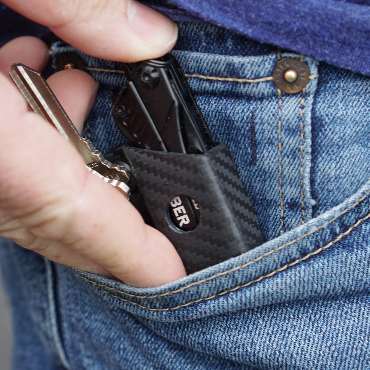 Kydex Keychain Sheath for the Gerber Dime & Leatherman Squirt