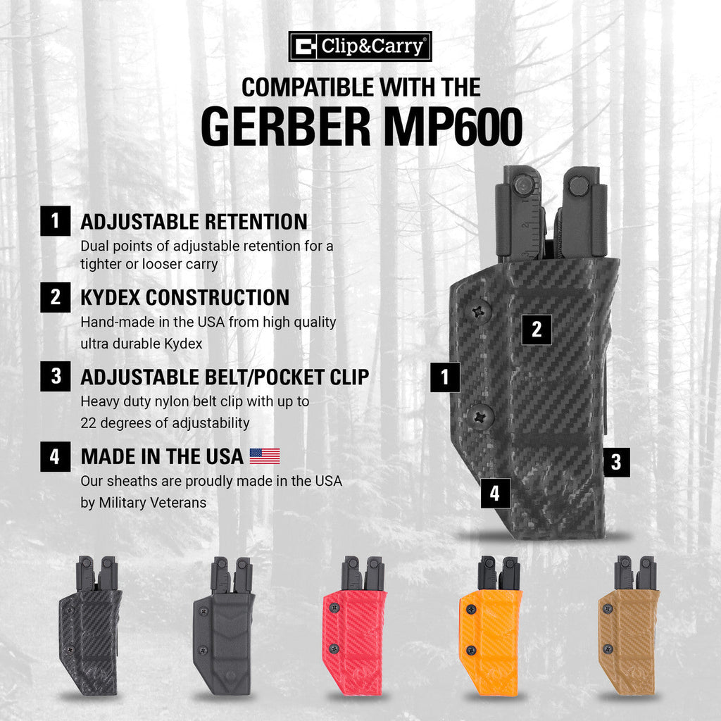Kydex Sheath for the Gerber MP600