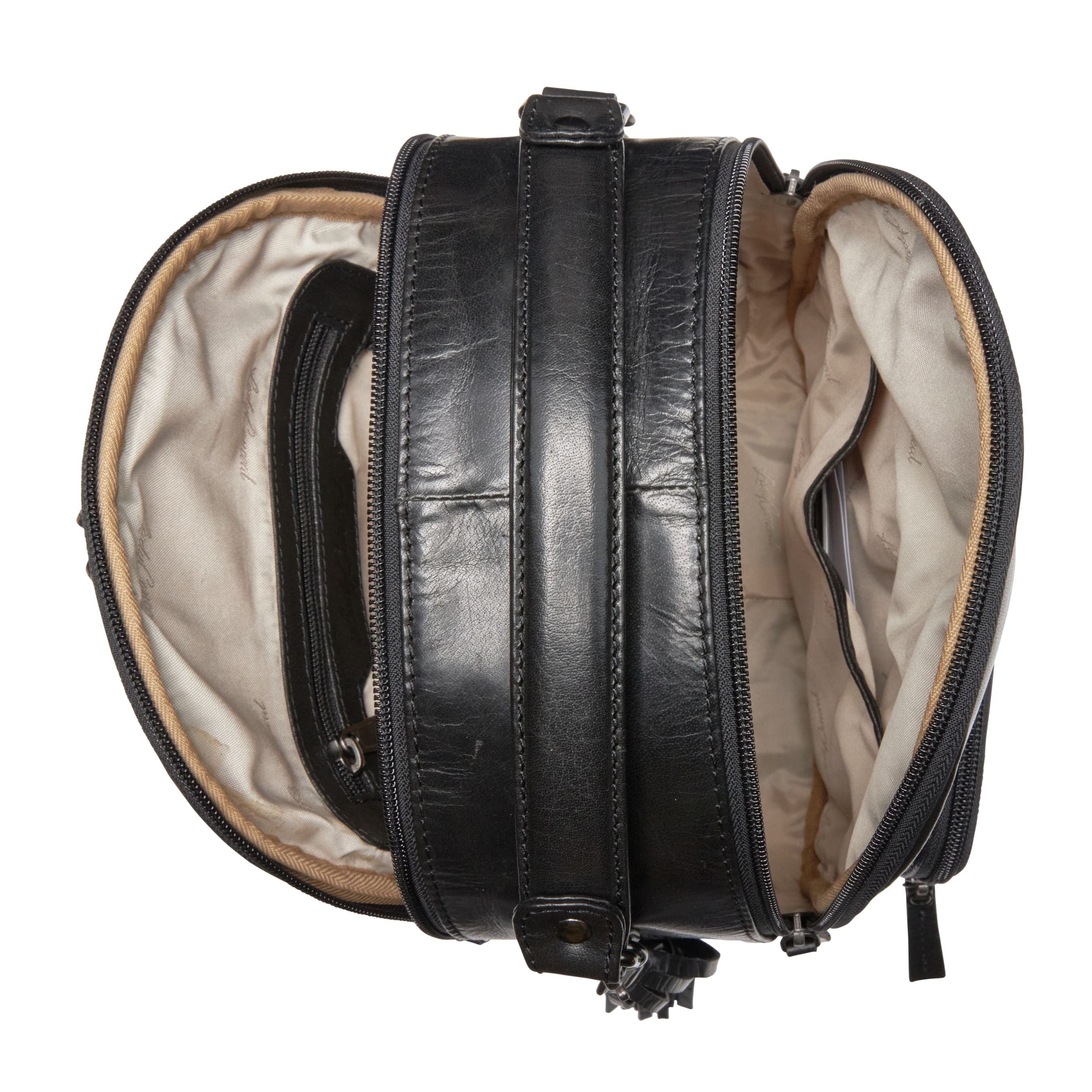 Concealed Carry Reese Unisex Leather Backpack