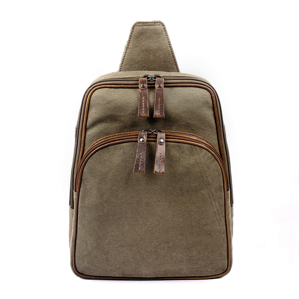 Concealed Carry Unisex Kennedy Canvas Sling Backpack
