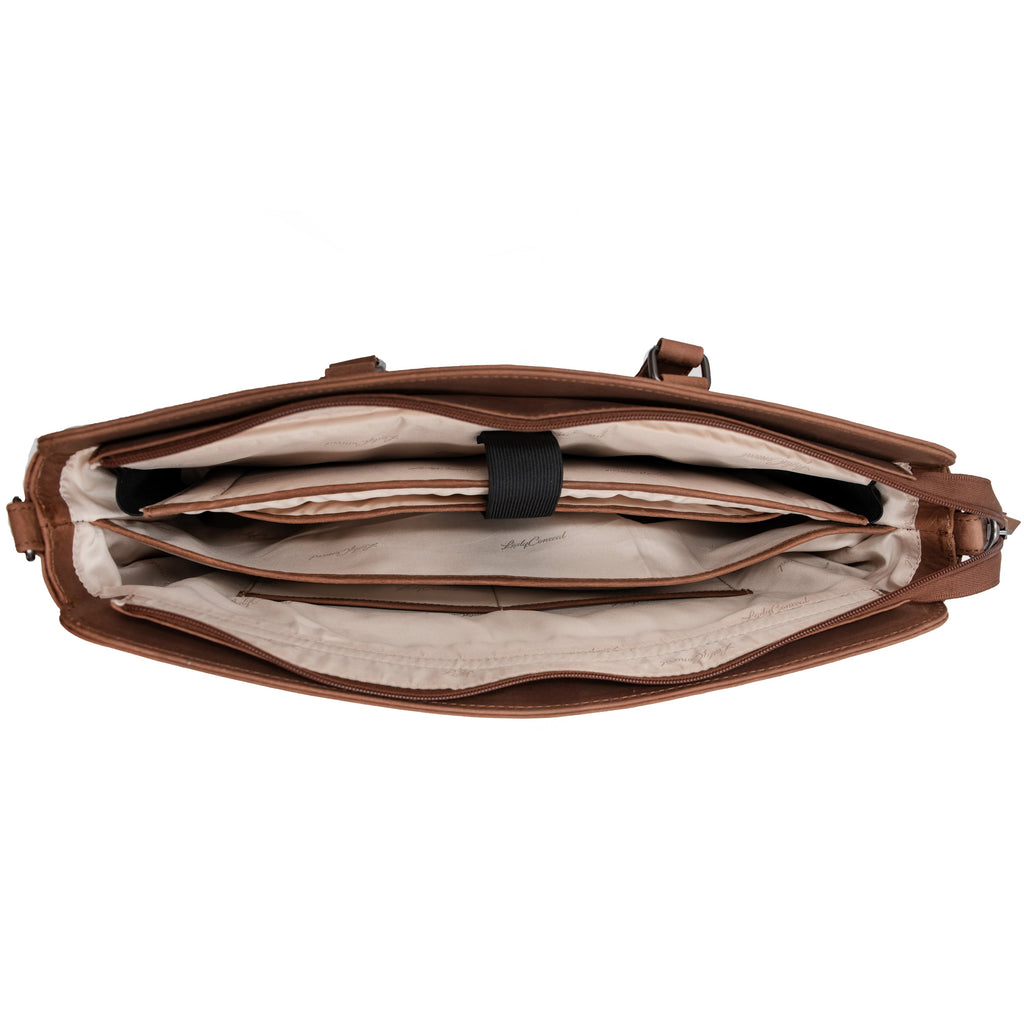 Concealed Carry Willow Computer Satchel by Lady Conceal