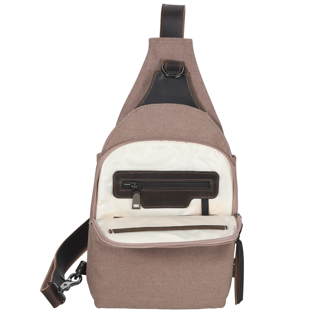 Concealed Carry Dakota Large Canvas Sling