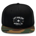Lift Violent Barbell Co Patch Flatbill Snapback Hat