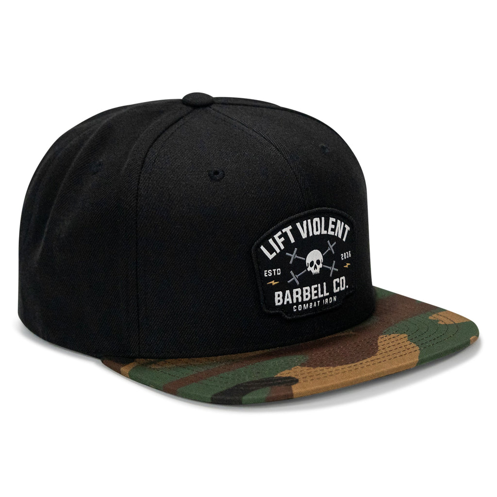 Lift Violent Barbell Co Patch Flatbill Snapback Hat