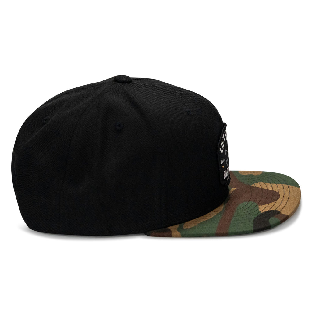 Lift Violent Barbell Co Patch Flatbill Snapback Hat