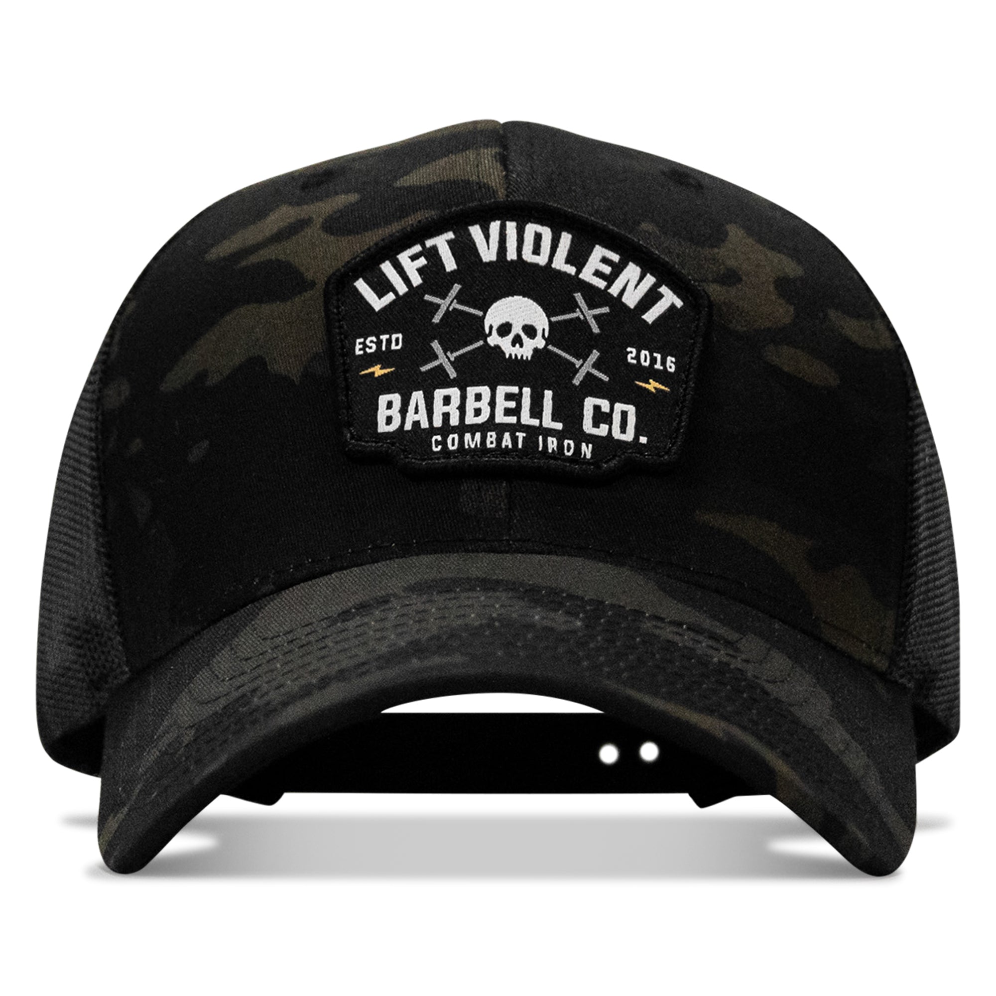Lift Violent Barbell Co Patch Snapback Hat