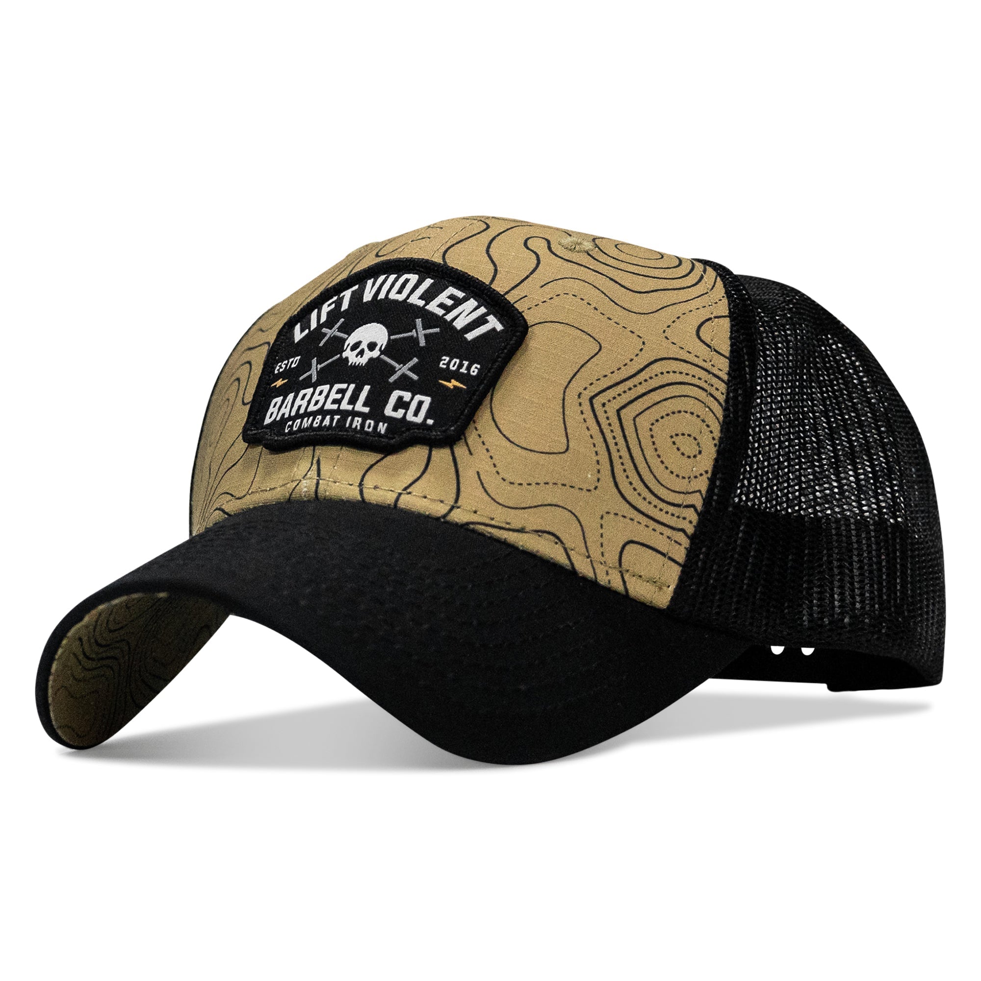 Lift Violent Barbell Co Patch Original Ripstop Snapback Hat