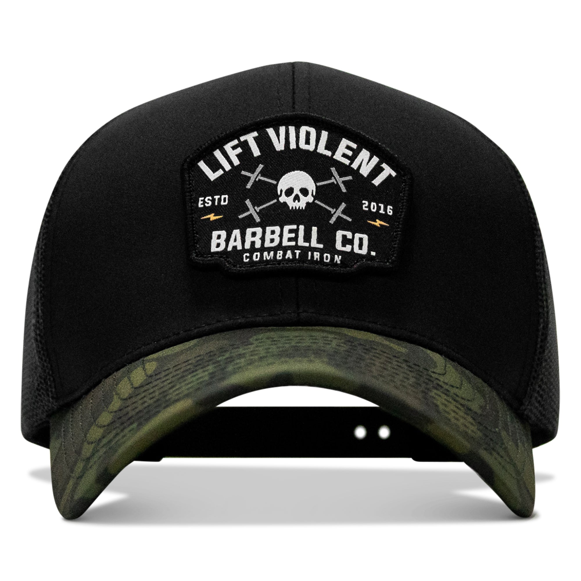 Lift Violent Barbell Co Patch Snapback Hat
