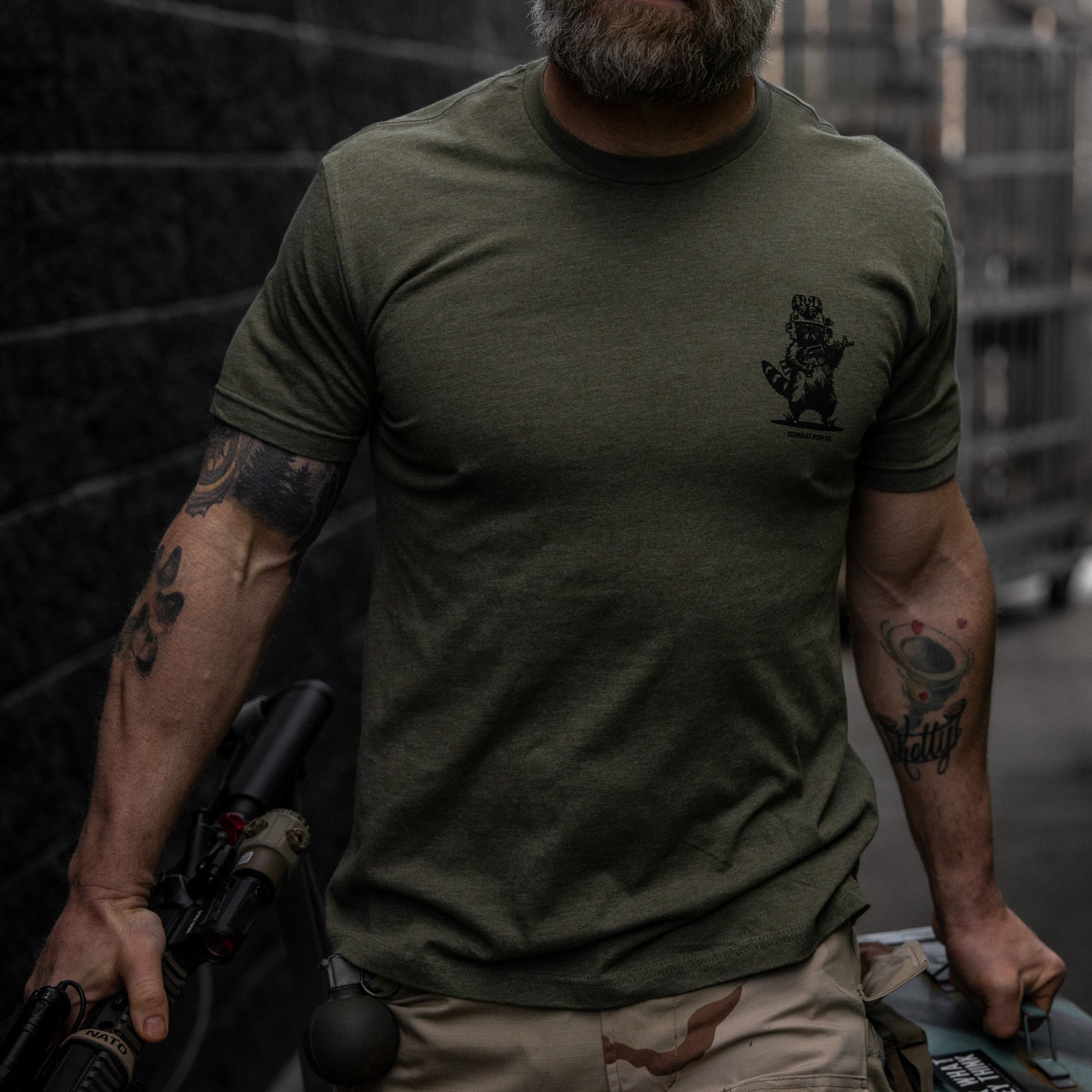 Lil Feral Raccoon Men's T-Shirt