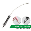 Stinger Whip Car Emergency Tool with Seat Belt Cutter and Window Breaker (Stiff Flex Edition, Black)