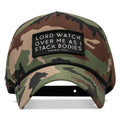 Lord Watch Over Me As I Stack Bodies Patch Waterproof Weekender Snapback