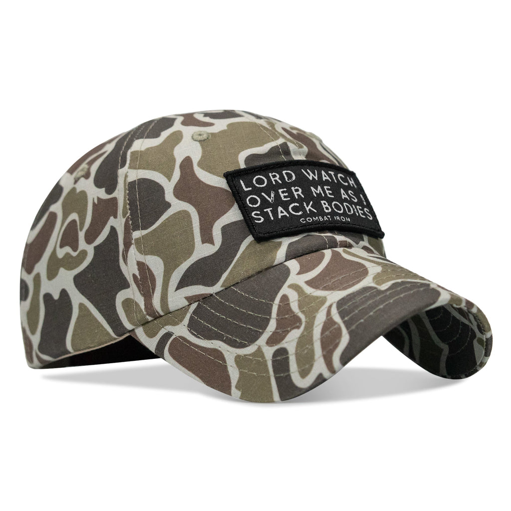Lord Watch Over Me As I Stack Bodies Patch Ripstop Tactical Hat