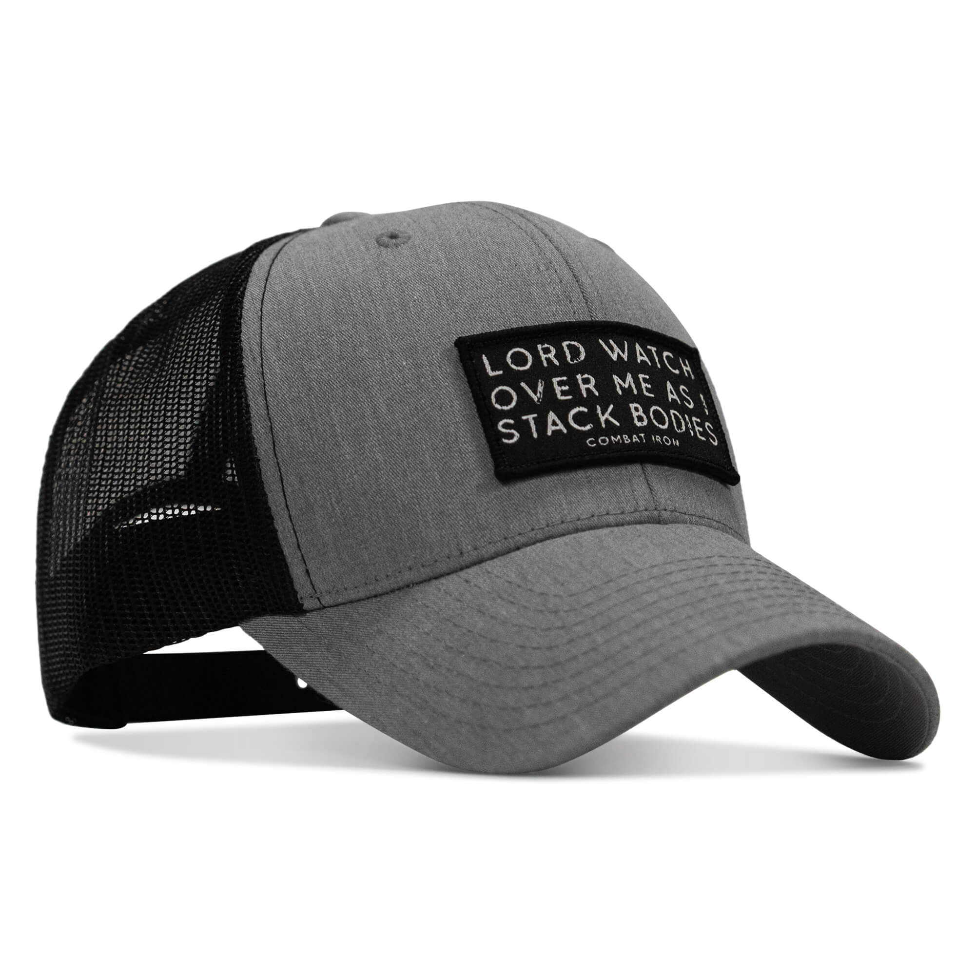 Lord Watch Over Me As I Stack Bodies Patch Snapback Hat