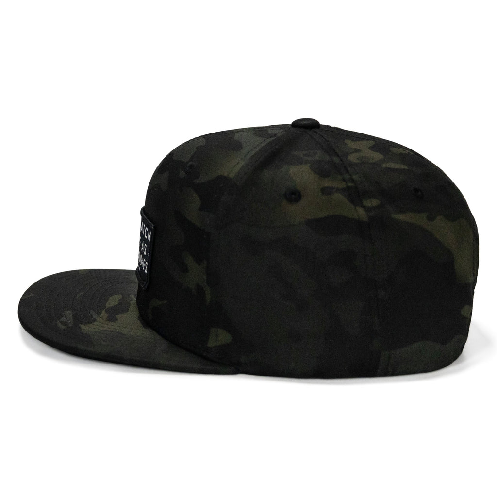 Lord Watch Over Me As I Stack Bodies Patch Flatbill Hat