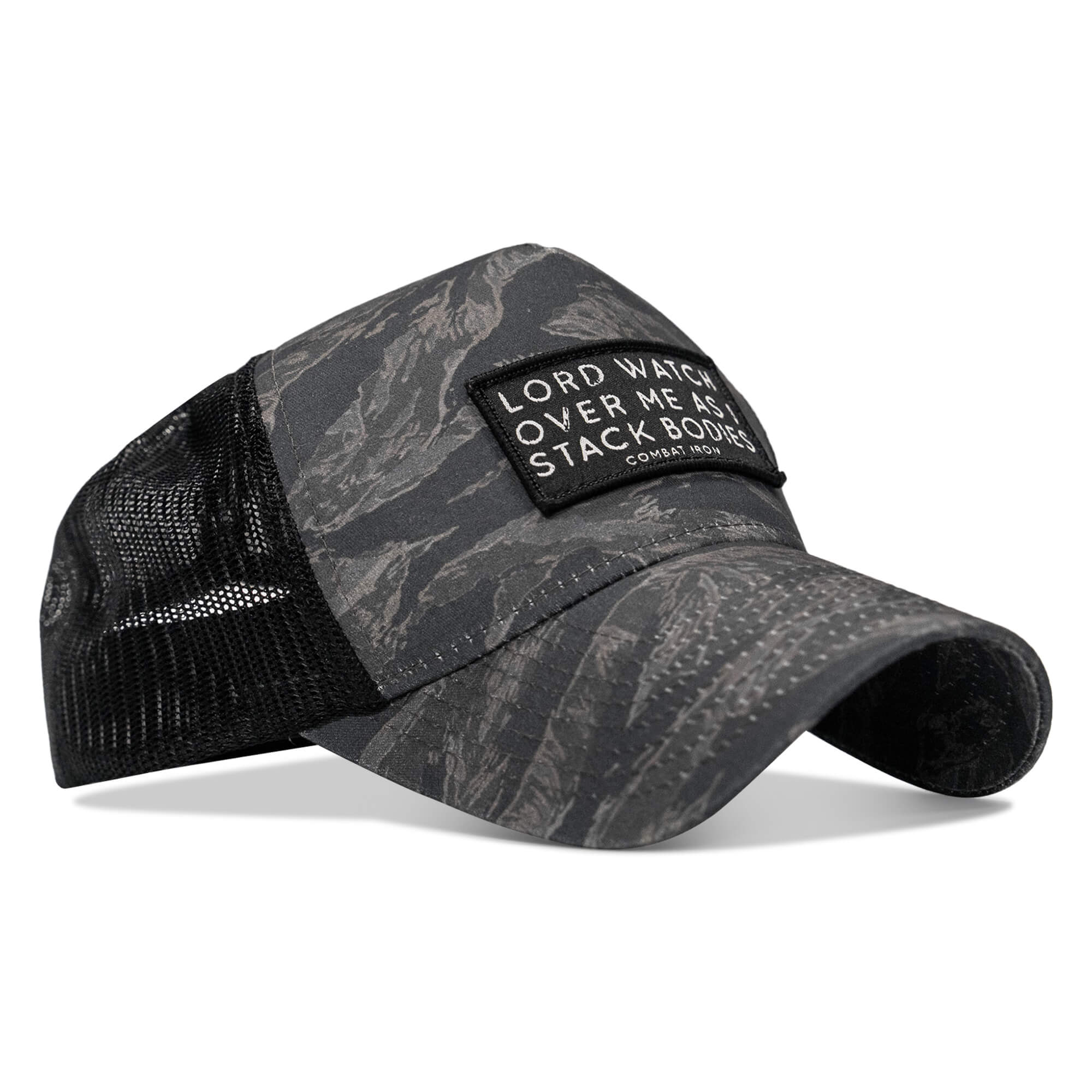 Lord Watch Over Me As I Stack Bodies Patch Five Panel Breacher Snapback Hat