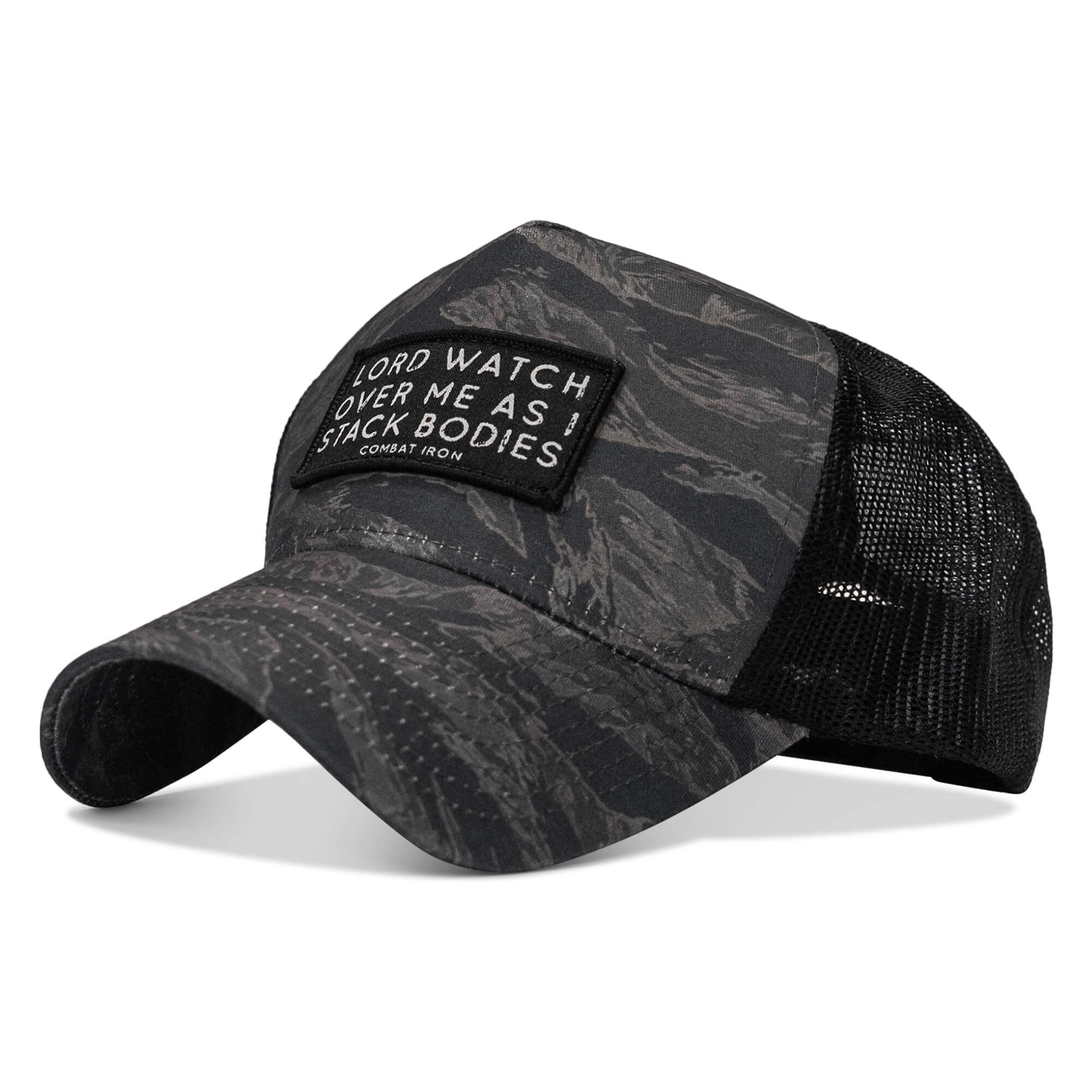 Lord Watch Over Me As I Stack Bodies Patch Five Panel Breacher Snapback Hat