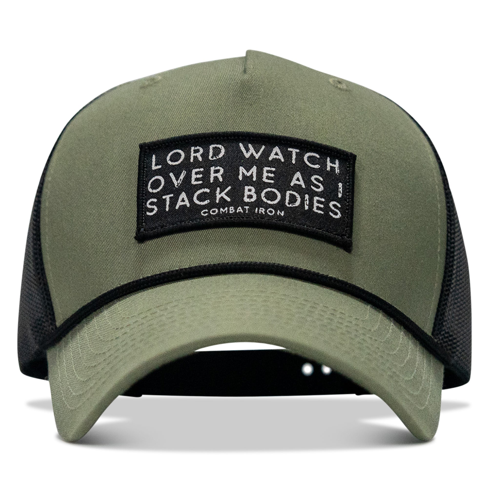 Lord Watch Over Me As I Stack Bodies Patch Rope Snapback