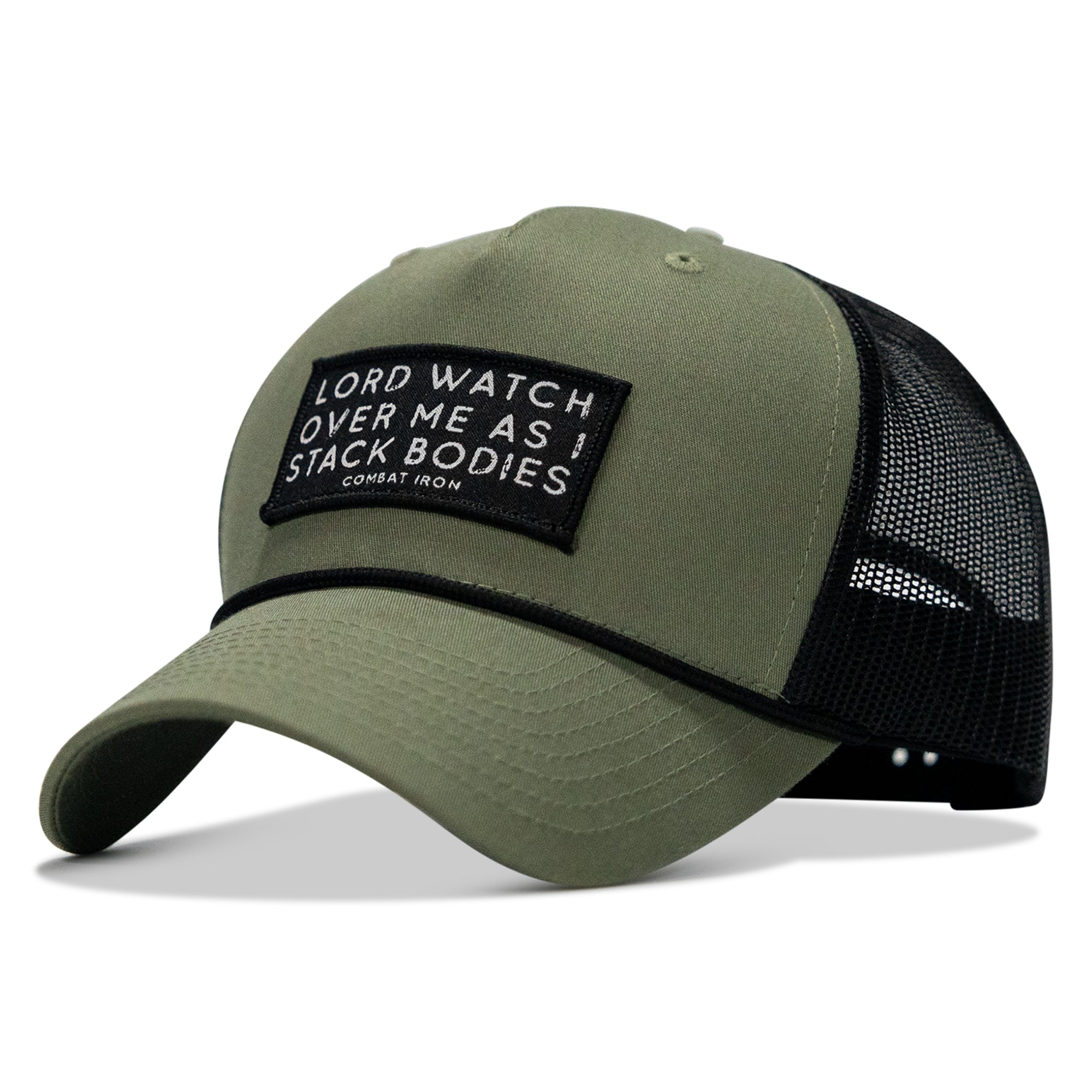 Lord Watch Over Me As I Stack Bodies Patch Rope Snapback
