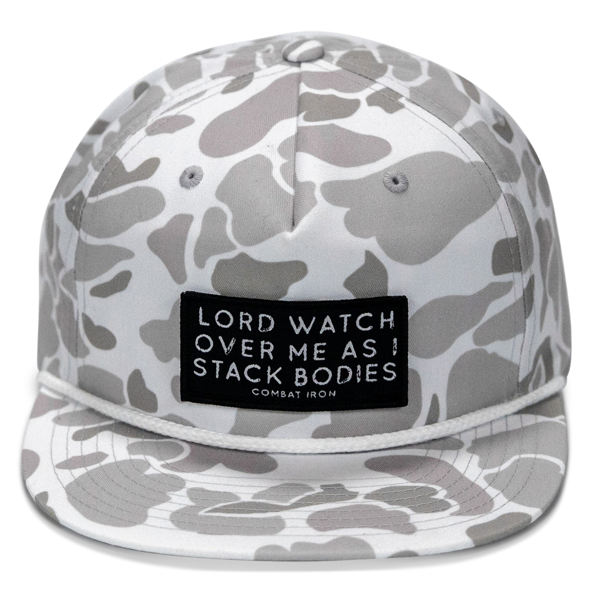 Lord Watch Over Me As I Stack Bodies Patch Flatbill Hat