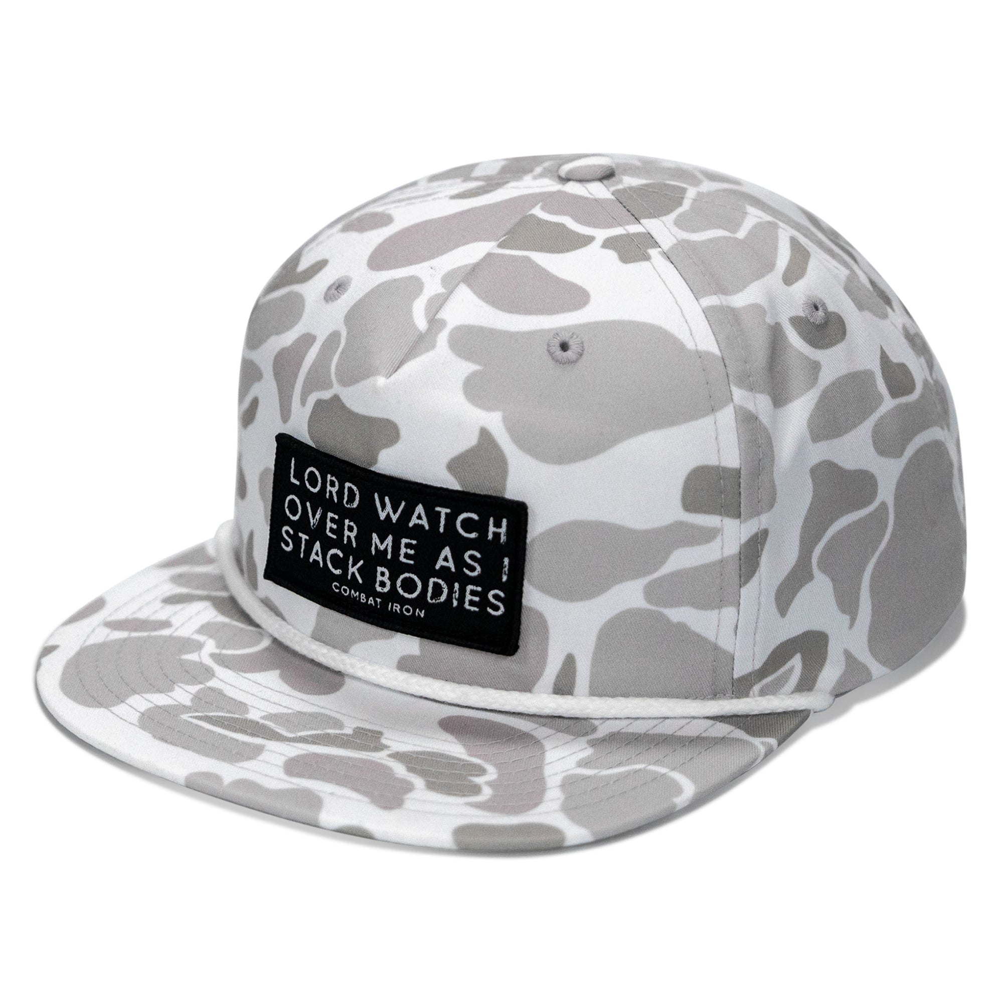 Lord Watch Over Me As I Stack Bodies Patch Flatbill Hat