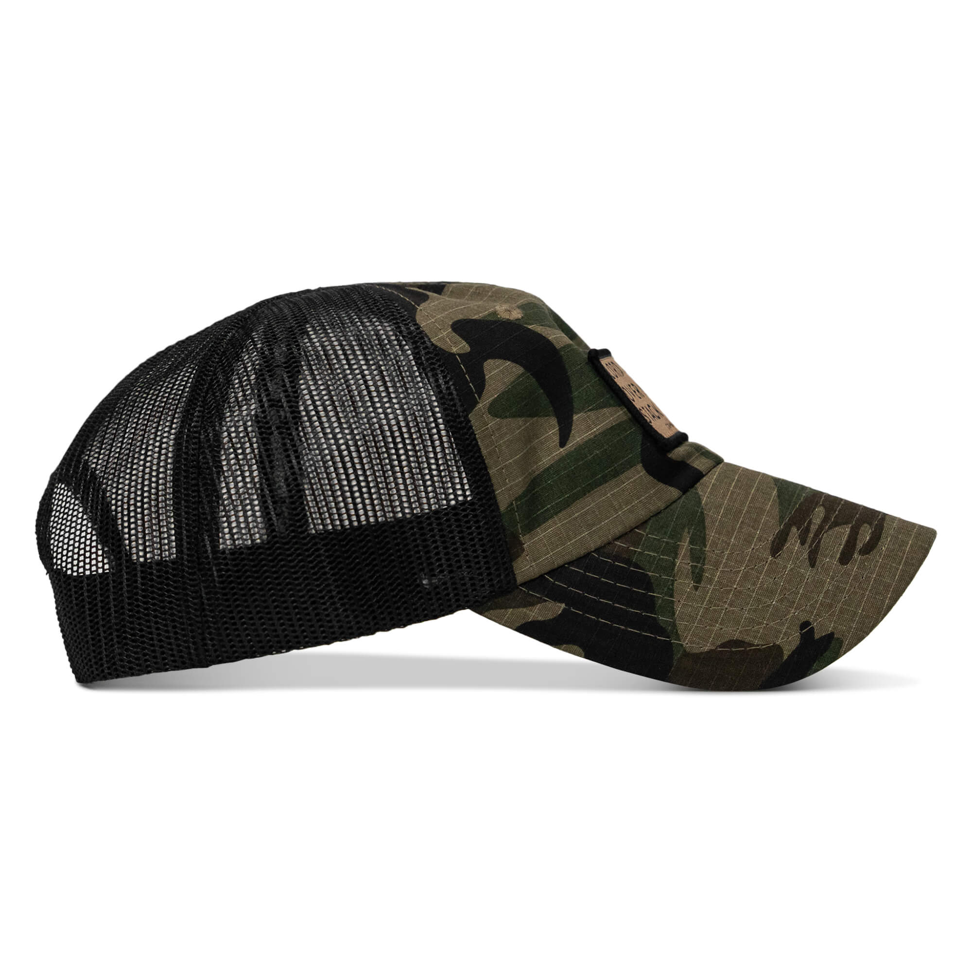Lord Watch Over Me As I Stack Bodies Tan Patch Tactical Ripstop Mesh Snapback Hat